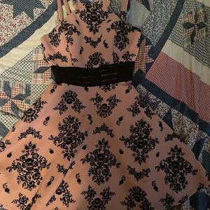 Short pink floral dress, size 5